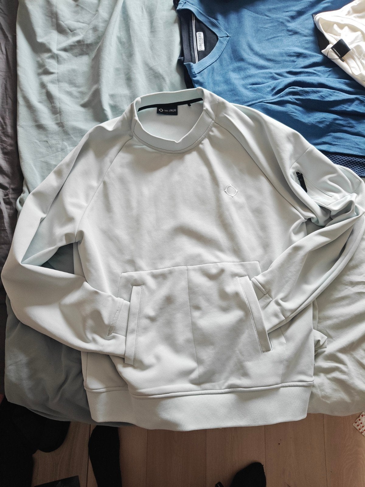 Mastrum Heren Sport Sweater Maat L Zo Goed Als Nieuw, Maat 52/54 (L), Mastrum, Ophalen of Verzenden, Zo goed als nieuw