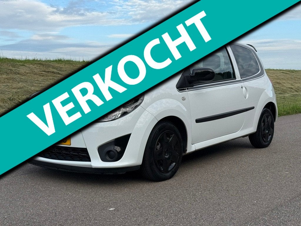 Renault Twingo 1.2-16V Black & White Edition | Airco, Auto's, Gebruikt, Zwart, 4 cilinders, 4 stoelen