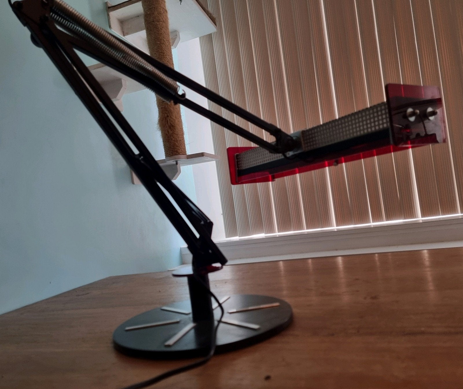 grote handgemaakte werklamp, Huis en Inrichting, Ophalen, Gebruikt, Metaal, Handgemaakt
