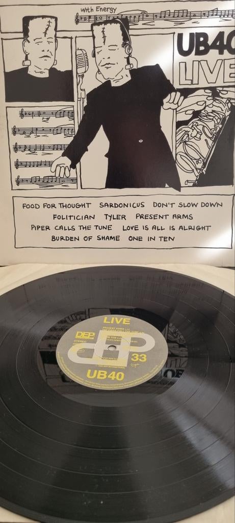 UB40 - Live (Vinyl LP, 1982), Ophalen of Verzenden, Gebruikt