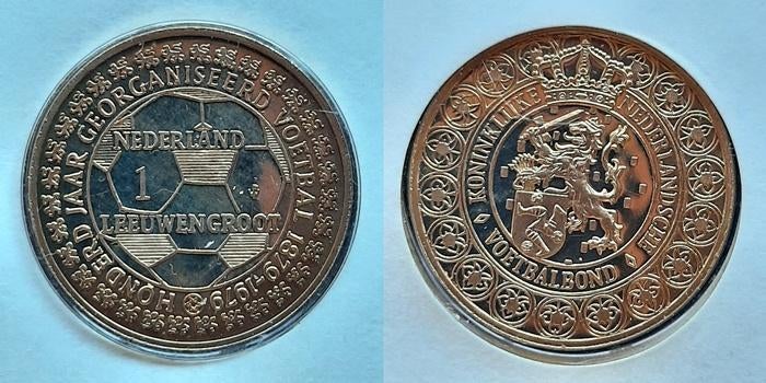 KNVB 1879-1979, Verzenden, Brons, Nederland