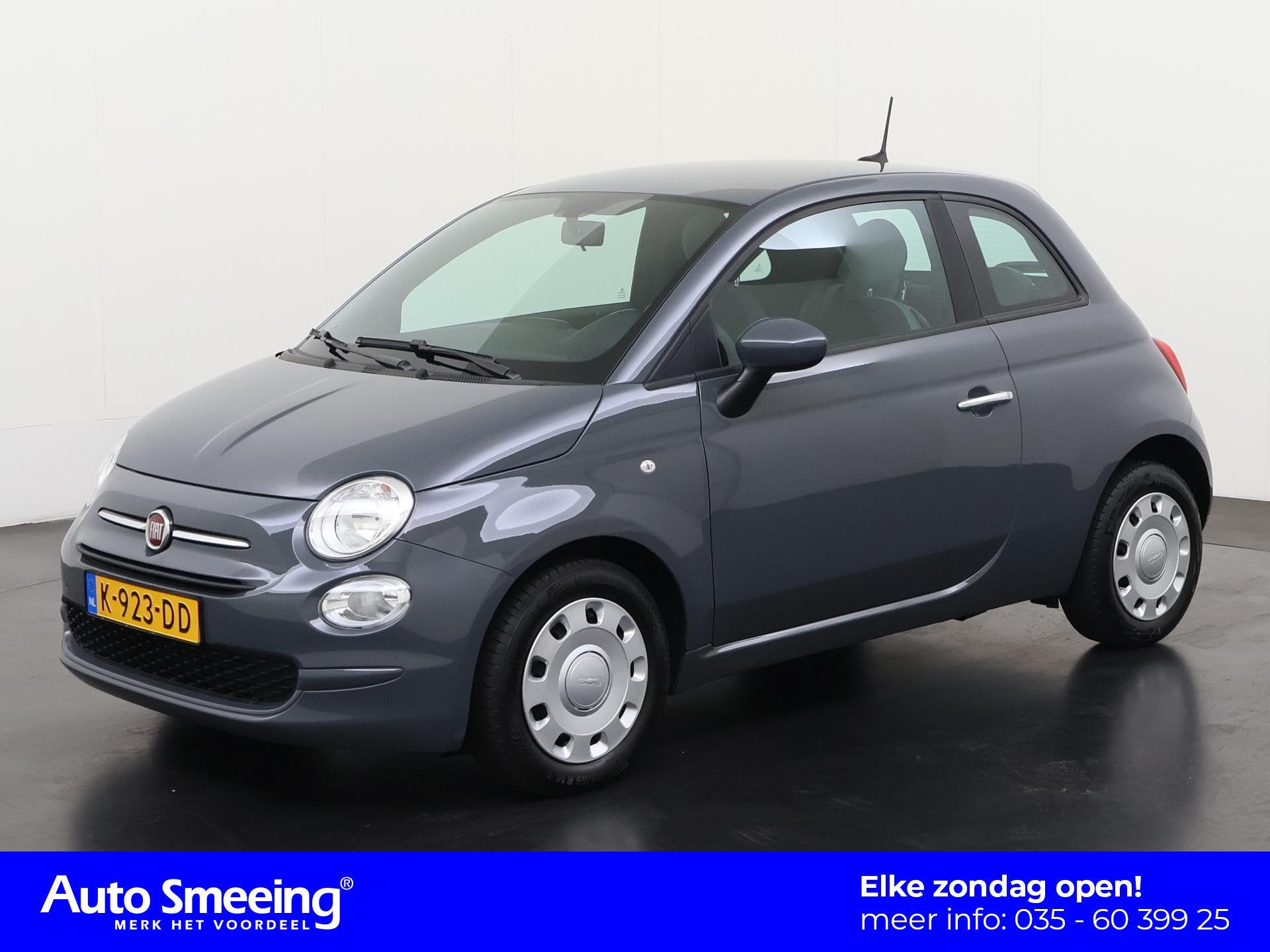 Fiat 500 1.0 Hybrid Pop | Parkeersensor | Zondag Open!, Voorwielaandrijving, 12 maanden, Stof, 4 stoelen
