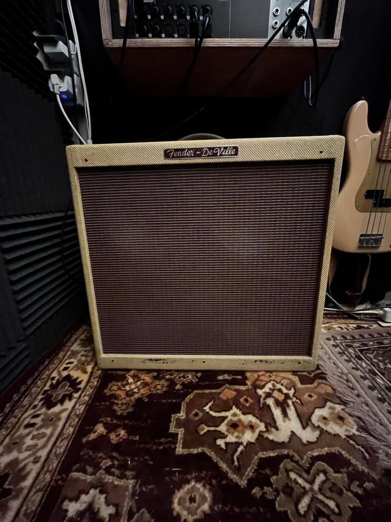 Fender Hot Rod Deville 4x10 tweed USA 1998, Muziek en Instrumenten, Versterkers | Bas en Gitaar, Ophalen of Verzenden, Gebruikt