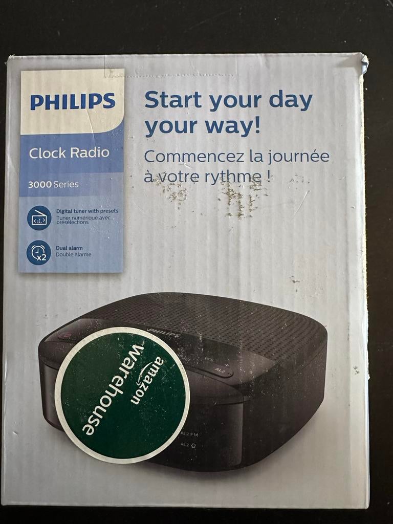 Philips Radiowekker 3000 Series - Nieuw in doos, ., Nieuw, Ophalen of Verzenden, .