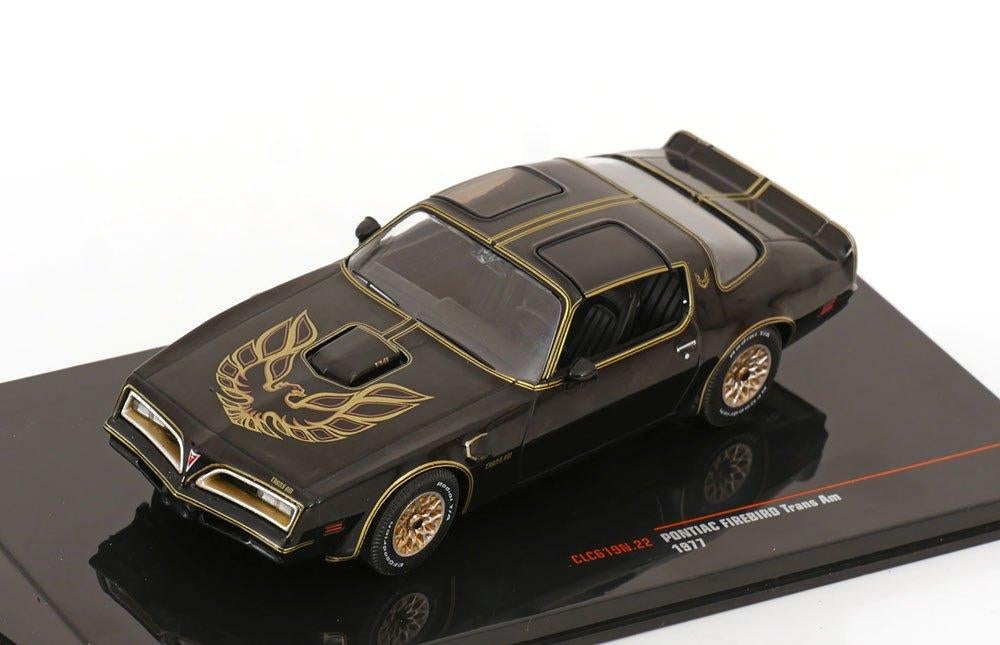 Pontiac Firebird Trans Am 1977 Zwart / Goud 1-43 Ixo Models, Overige merken, Tschuiten@hotmail.com, Duitsland, Auto
