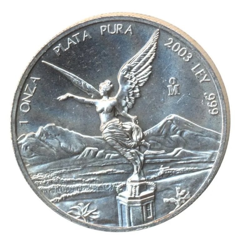 Mexico 1 ounce zilver 2003 Libertad, Ophalen of Verzenden, Zilver