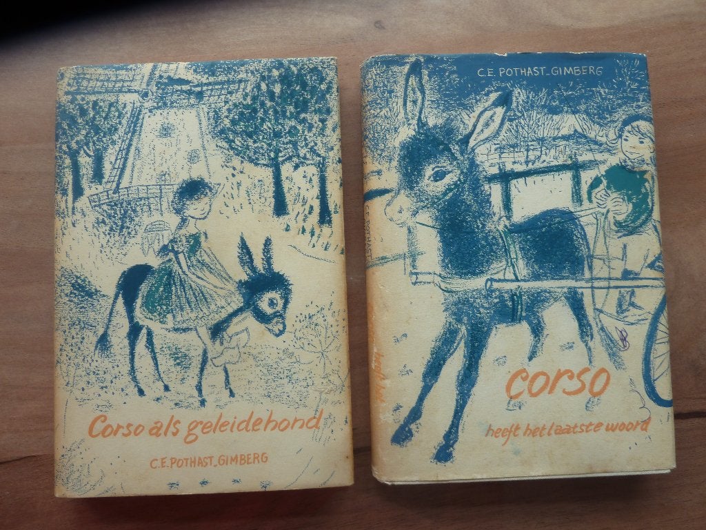 C.E. Pothast-Gimberg - twee boeken over Corso, Ophalen of Verzenden, Gelezen, Fictie algemeen
