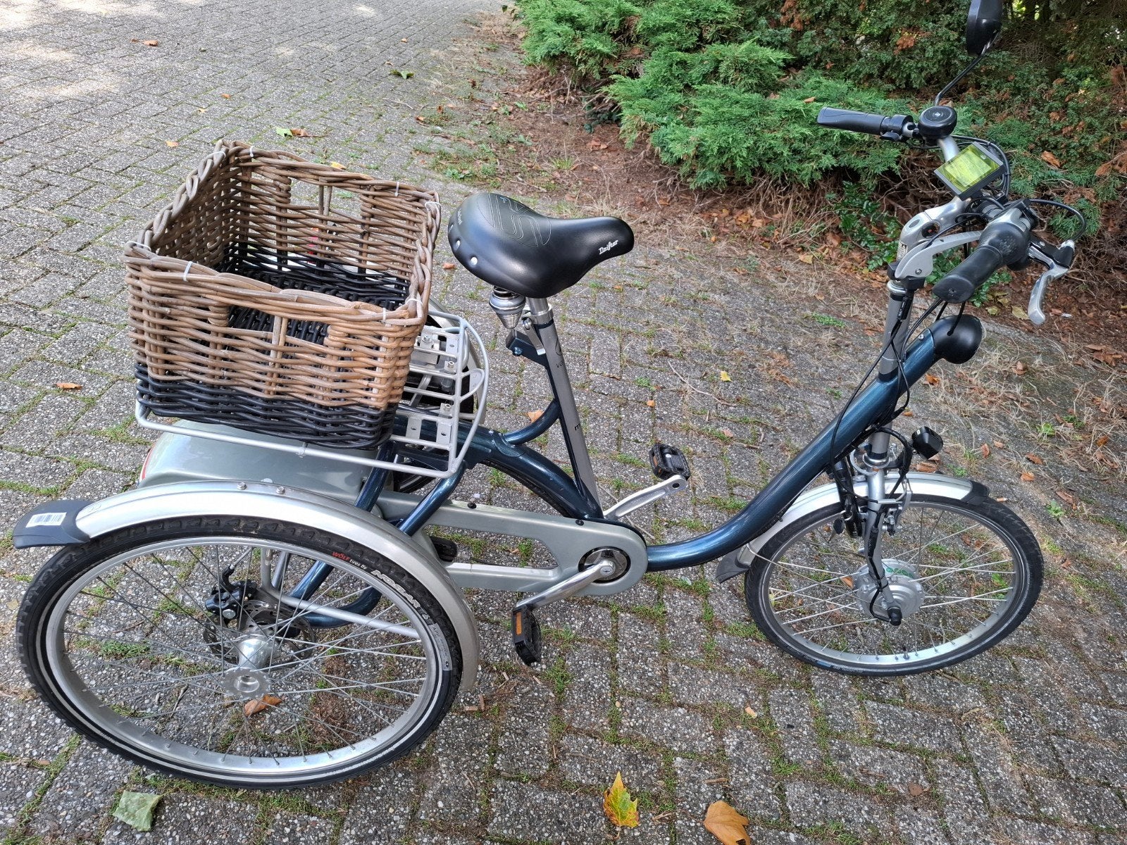 Elektrische driewieler met mand - Zo goed als nieuw, Ophalen of Verzenden, Zo goed als nieuw, Velgrem, Van Raam maxi2