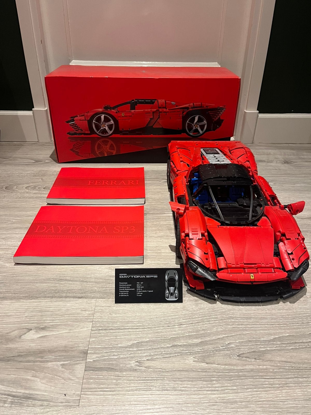 Lego 42143, Technic Ferrari Daytona SP3, Compleet, Lego, Ophalen of Verzenden, Zo goed als nieuw