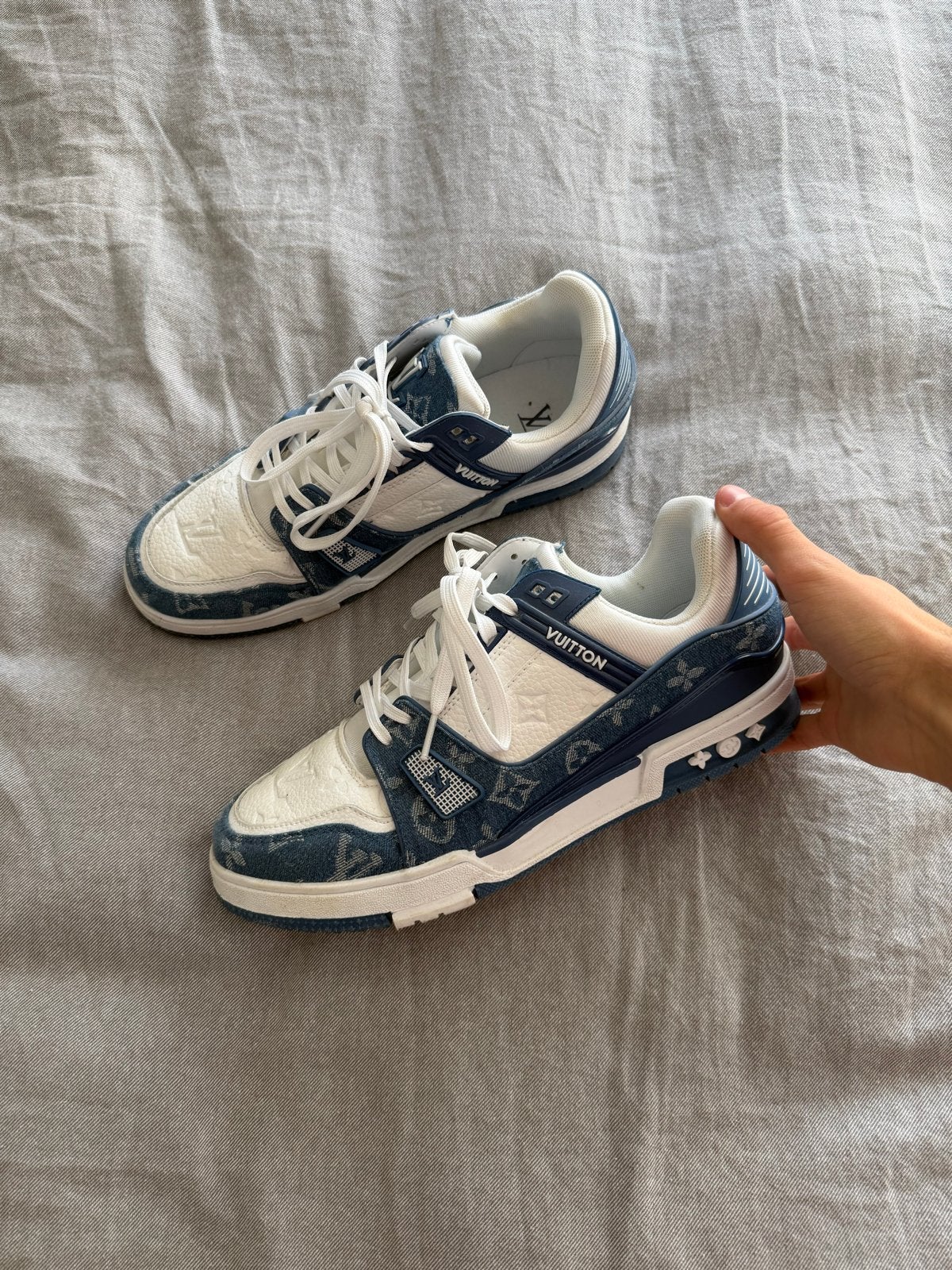Louis Vuitton Sneakers Maat 44, Kleding | Heren, Blauw, Nieuw, Ophalen of Verzenden, Sneakers of Gympen