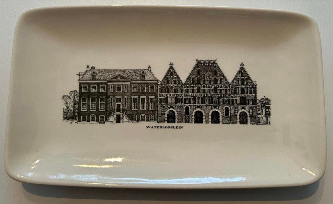Vintage schaaltje Waterlooplein Amsterdam, Ophalen of Verzenden