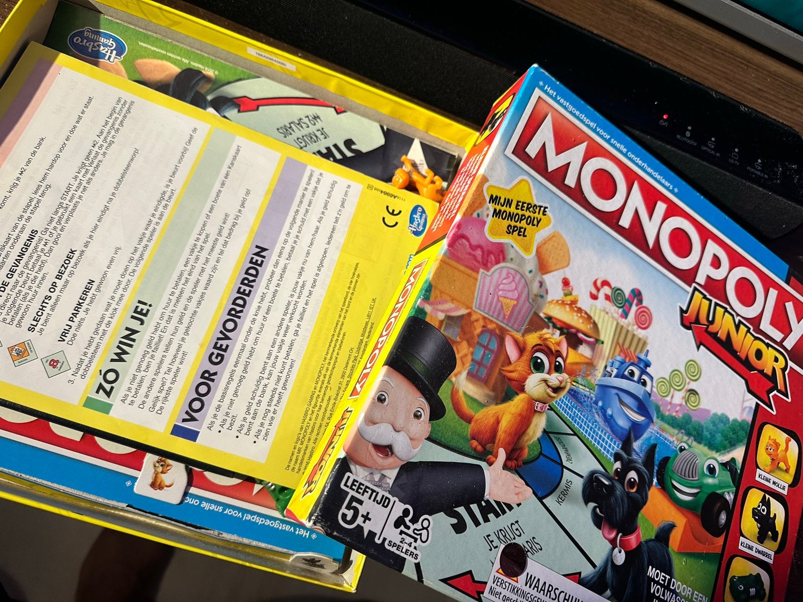 Monopoly Junior - Mijn Eerste Monopolyspel, Hobby en Vrije tijd, Gezelschapsspellen | Bordspellen, Een of twee spelers, Ophalen