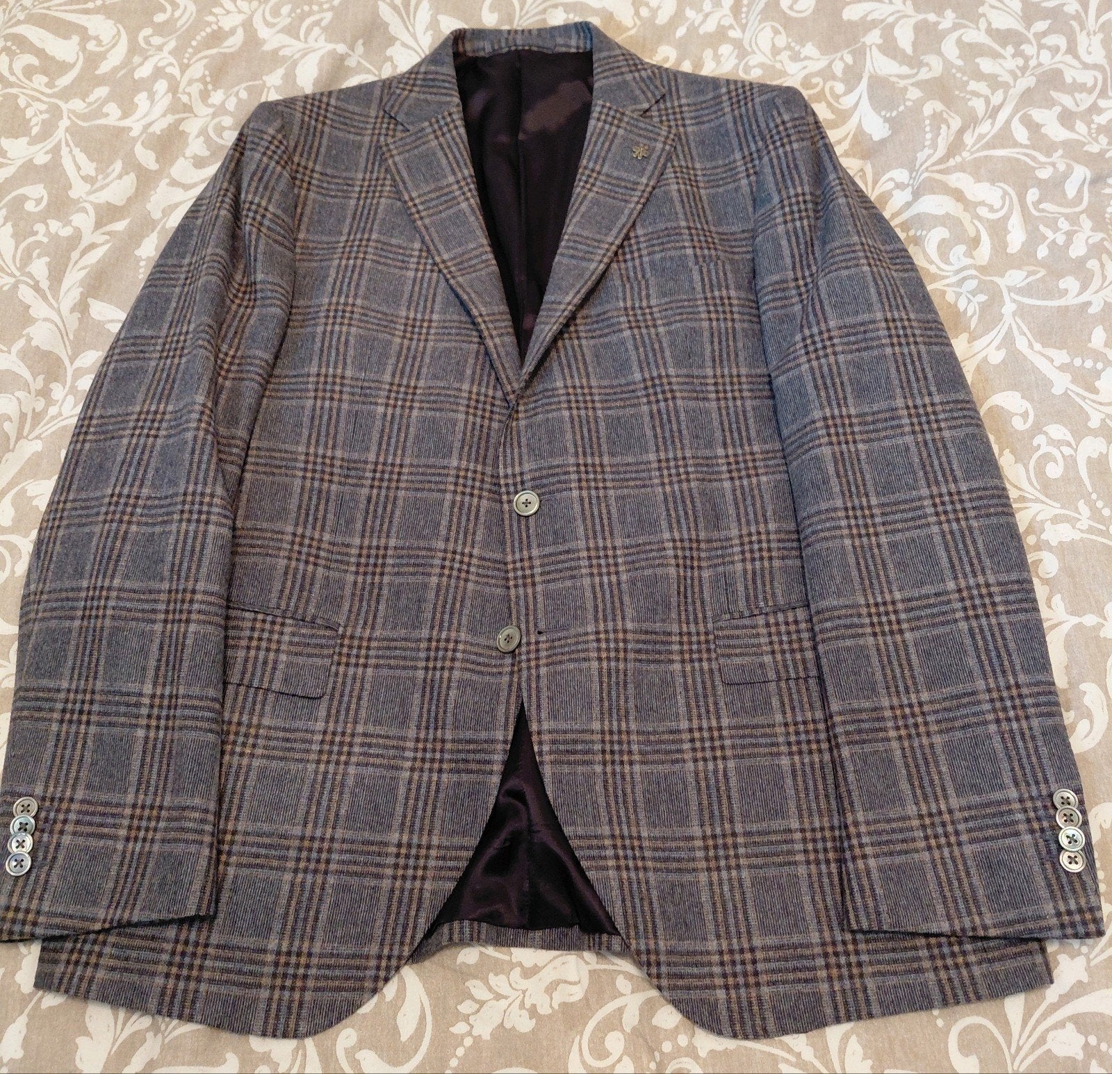 LUBIAM Mantova Luxe Blazer – Wol & Cashmere – Maat 56, Verzenden, Zo goed als nieuw, Maat 56/58 (XL), Lubiam Mantova