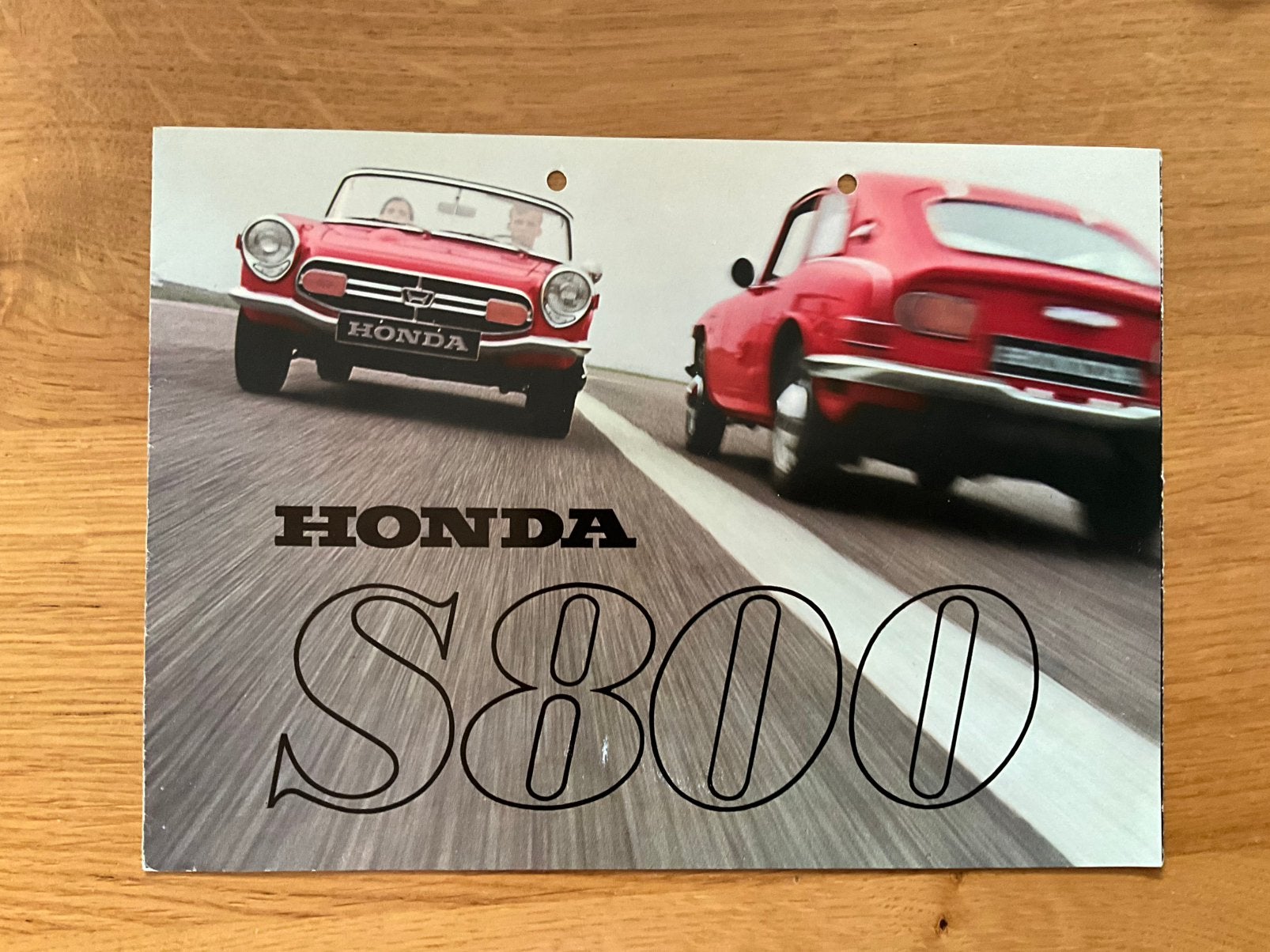 Brochure Honda S800, Ophalen of Verzenden, Honda