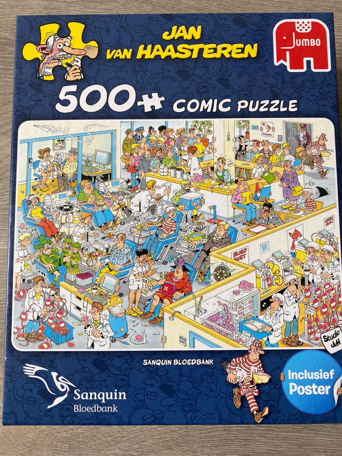 Diverse Jan van Haasteren puzzels, Ophalen, 500 t/m 1500 stukjes, Zo goed als nieuw, Legpuzzel