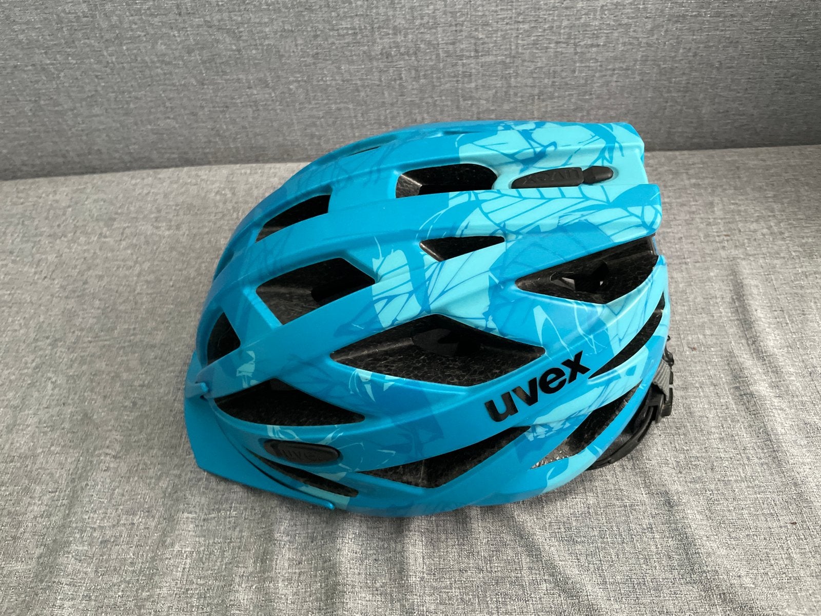 Uvex Fietshelm Blauw - Maat 52-57 cm, Fietsen en Brommers, Fietsaccessoires | Fietshelmen, Zo goed als nieuw, Heer of Dame, Overige maten