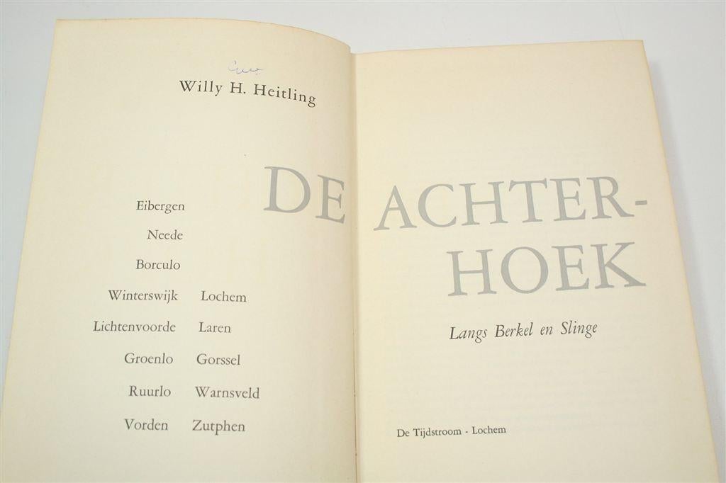 De Achterhoek Langs Berkel en Slinge — Heitling 1959, Ophalen of Verzenden, Gelezen