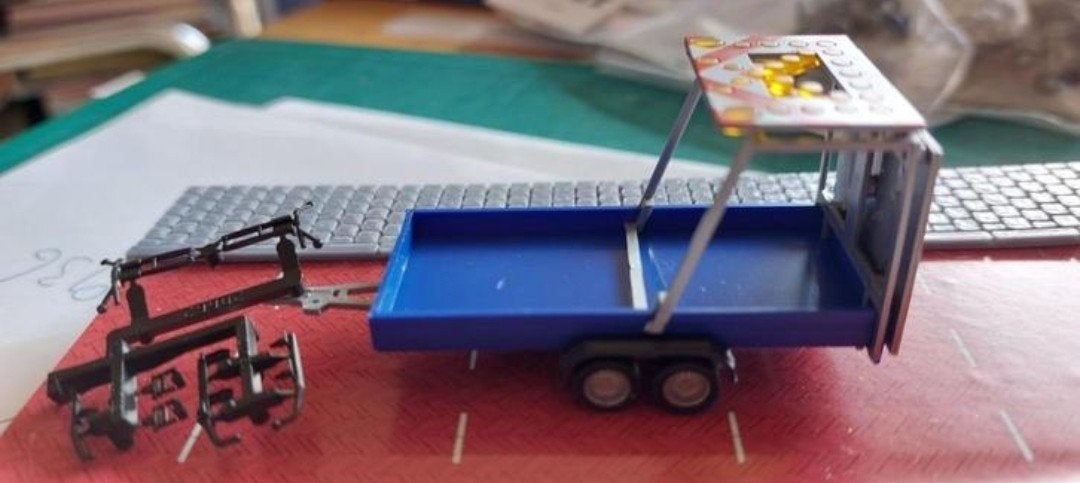 H0LK 0731 DIVERSE AANHANGWAGENS 1/87, Ophalen of Verzenden, Nieuw, Bus of Vrachtwagen, Herpa