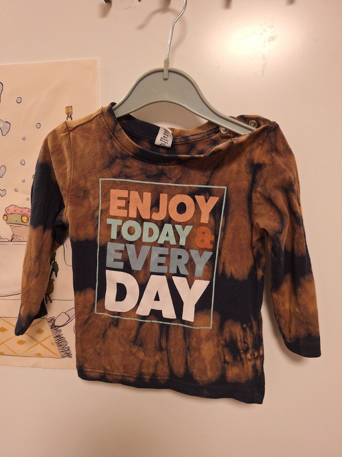 indeknoop - baby tie dye shirt maat 80, Verzenden, Gebruikt, Jongetje of Meisje, Shirtje of Longsleeve