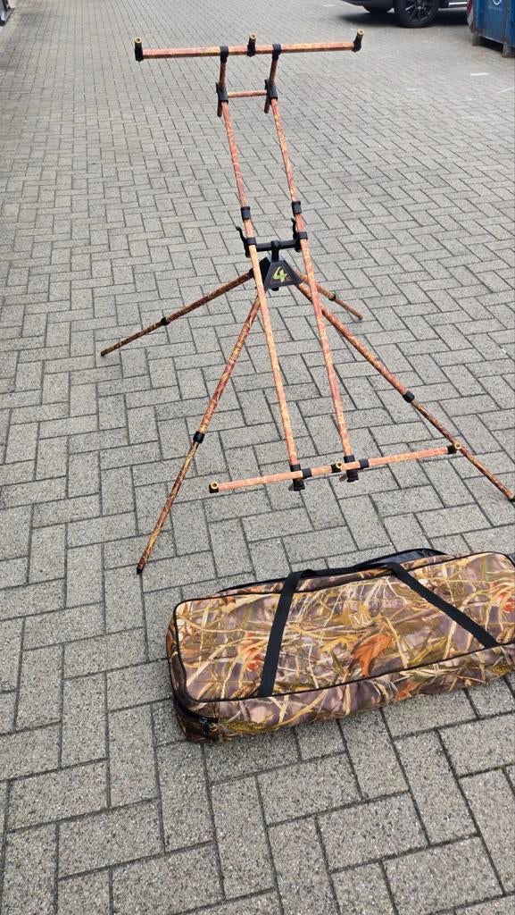 Camouflage rodpod, Ophalen, Zo goed als nieuw, Complete set