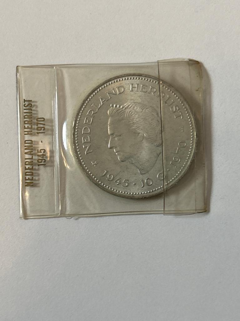 10 Gulden Nederland Herrijst 1945-1970 Zilveren Munt, Postzegels en Munten, Munten | Nederland, Losse munt, 10 gulden, Koningin Juliana