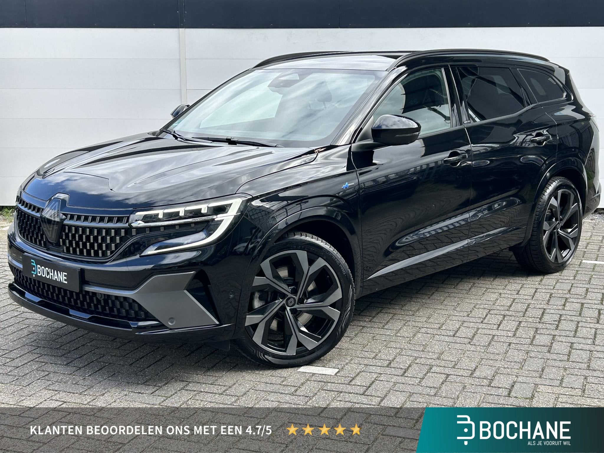 Renault Espace E-Tech full hybrid 200 esprit Alpine 7p. | Na, Auto's, Gebruikt, 1199 cc, 7 stoelen, Zwart