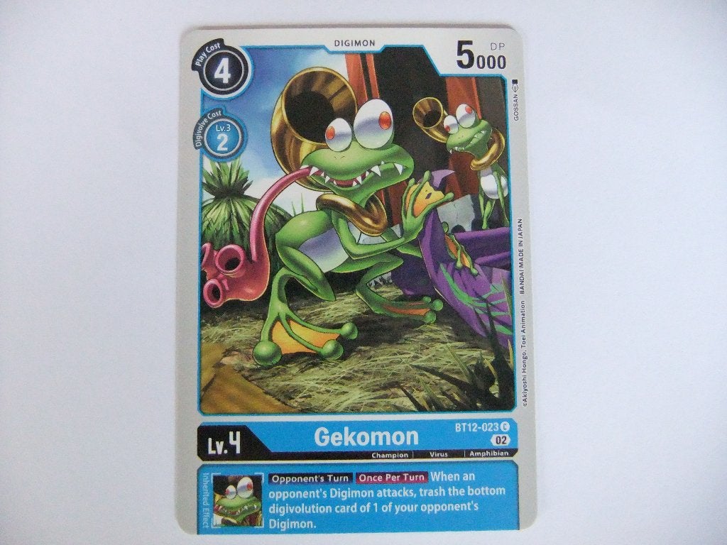Digimon Card Game Gekomon BT12-023 C, Verzenden, Zo goed als nieuw, Losse kaart