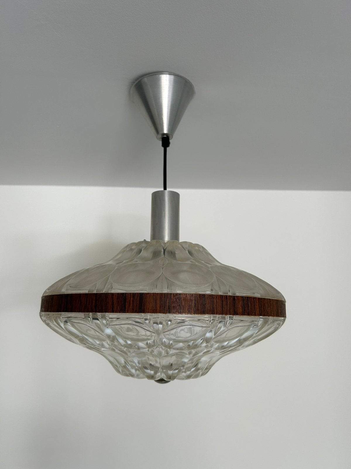 Oude hanglamp vintage, Huis en Inrichting, Lampen | Hanglampen, Ophalen, Zo goed als nieuw, Metaal, E27 (groot)