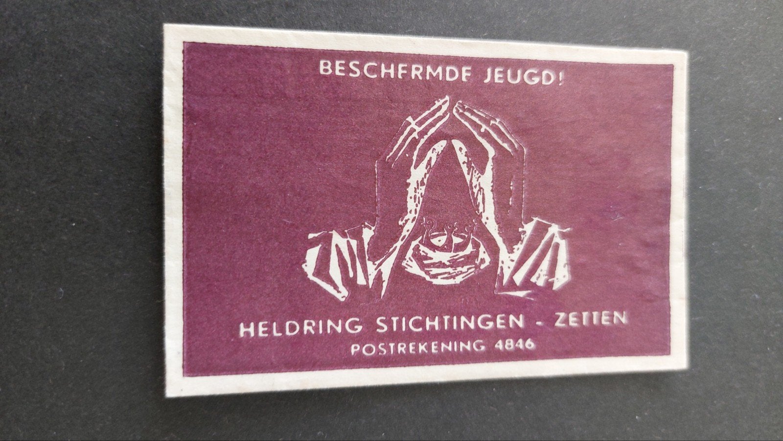 Zetten, Bescherm de jeugd, Heldring Stichtingen, Verzenden, Nederland