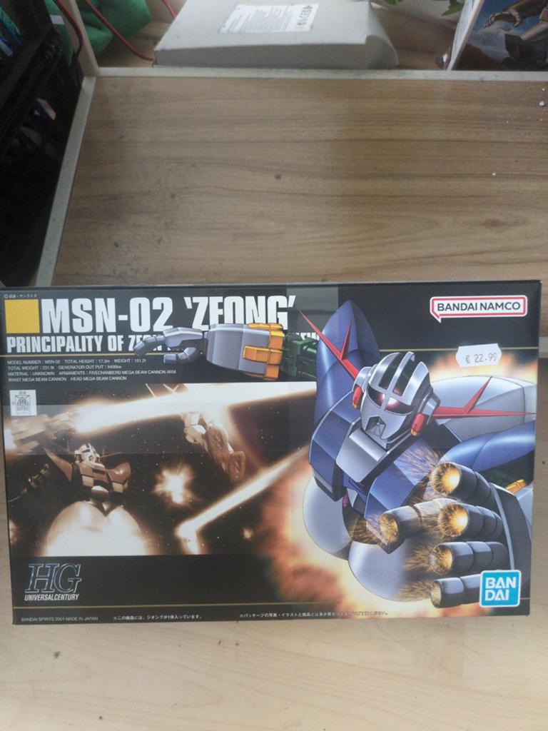 Bandai Namco MSN-02 'Zeong' Modelbouw Kit, Ophalen of Verzenden, Nieuw, 1:50 of kleiner, Overige typen
