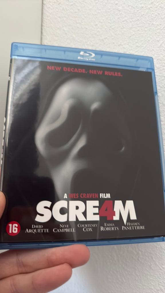 Scream 4 op Blu-ray, Verzenden, Gebruikt, Horror