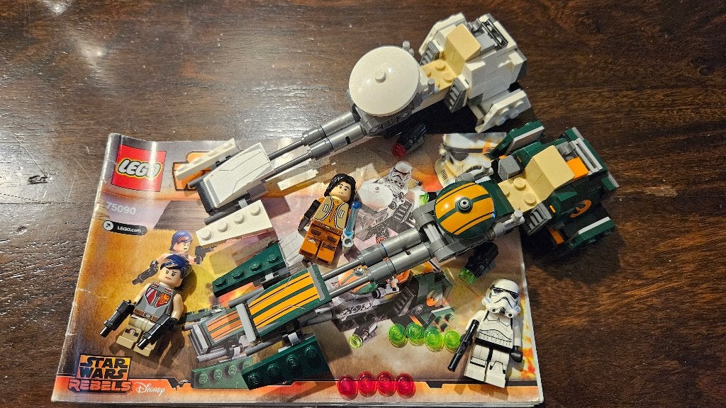 Lego Star Wars Set 75090 Ezra's Speeder Bike, Compleet, Star Wars, Lego, Ophalen of Verzenden
