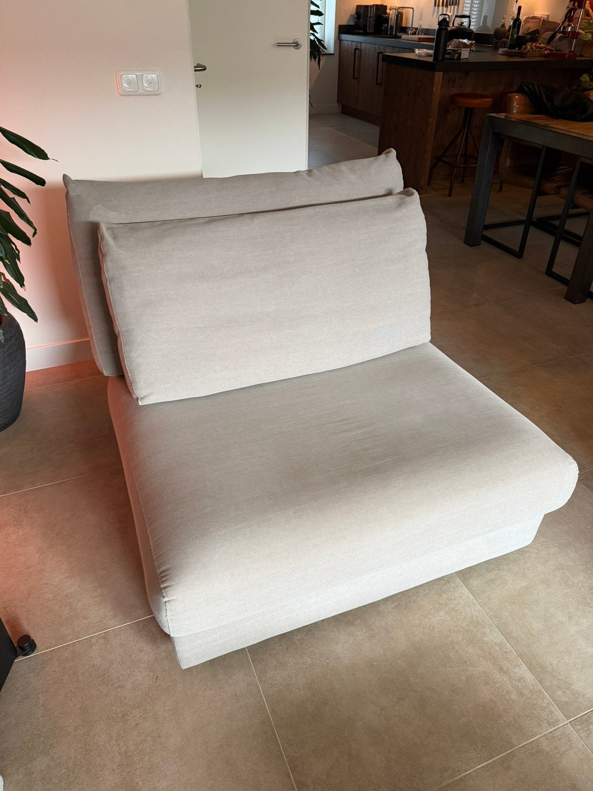 Mooie & comfortabele fauteuil / 1-zits element (ZGAN), Ophalen, Eenpersoons, 75 tot 100 cm, Zo goed als nieuw