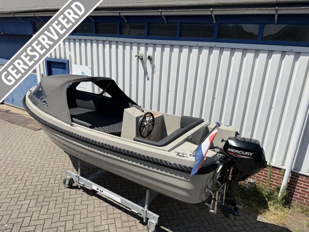 Prachtige Lifestyle 495 Comfort sloep Mercury 15pk EFI, Overige typen, Niet ingevuld, 5 m, Zo goed als nieuw