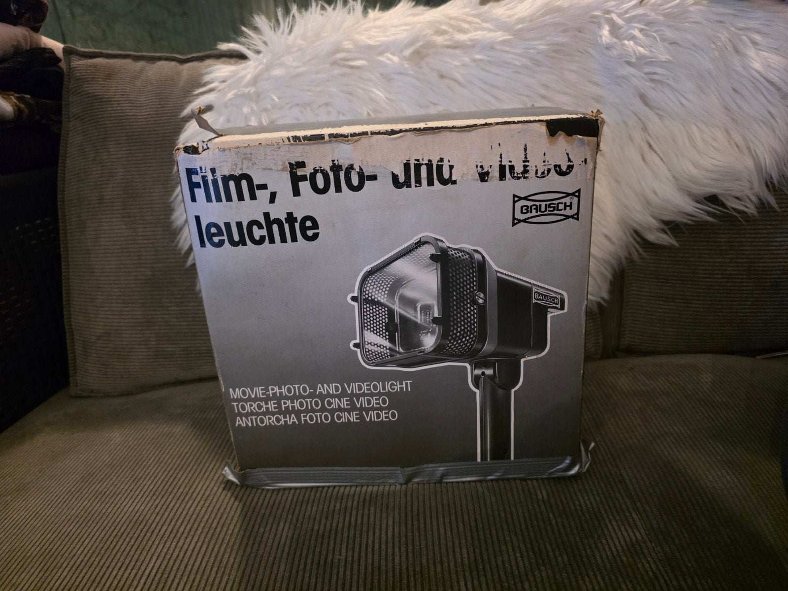 Vintage Bausch FLG 2 film en video lamp, Ophalen of Verzenden, Zo goed als nieuw, Video