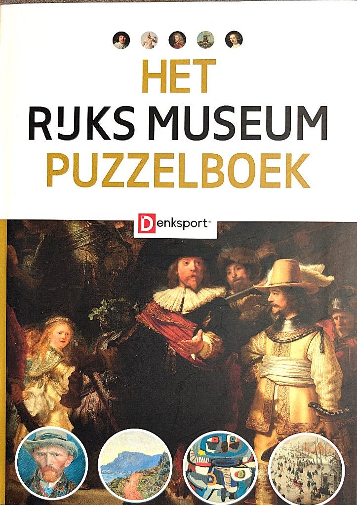 Het Rijksmuseum puzzelboek, Ophalen of Verzenden, Zo goed als nieuw, Overige onderwerpen, Een Denksport uitgave