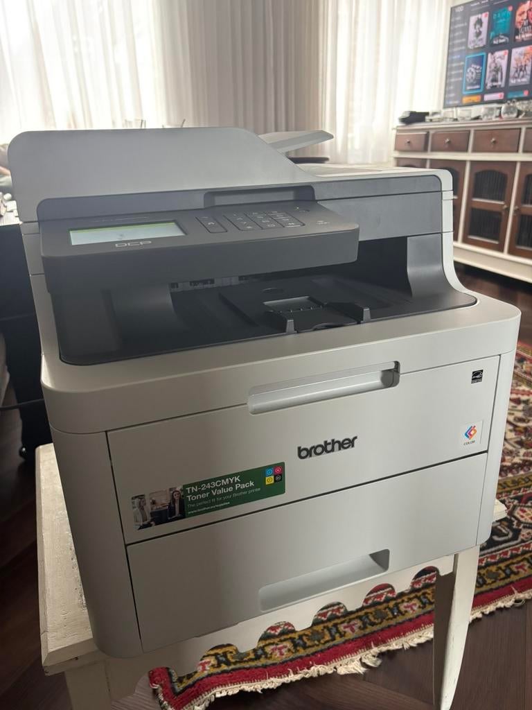 Brother DCP-L3550CDW kleur laserprinter / scanner / wifi, Ophalen of Verzenden, Gebruikt