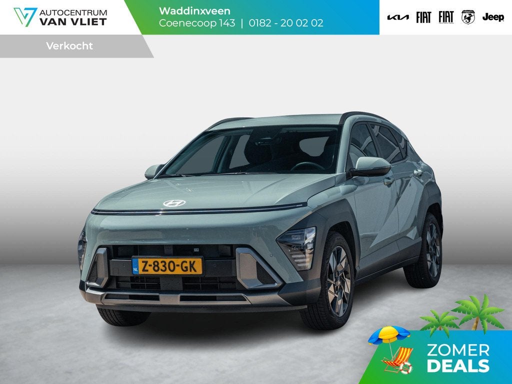 Hyundai Kona 1.6 GDI HEV Comfort Smart | Clima | Camera | Ad, Auto's, 12 maanden, Stof, Gebruikt, Euro 6