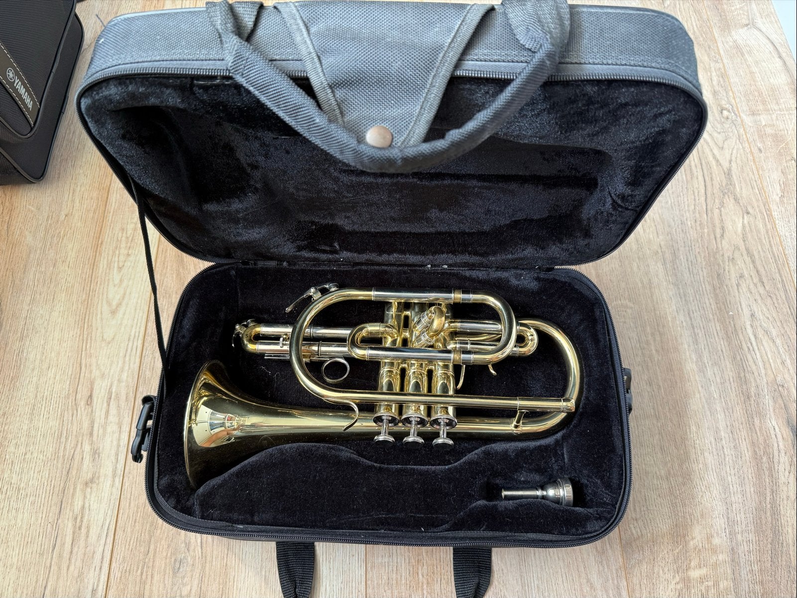 Besson BE1020 Cornet - Zo goed als nieuw, inclusief koffer, Muziek en Instrumenten, Blaasinstrumenten | Trompetten, Ophalen of Verzenden