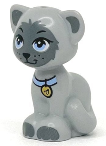 lego poes licht grijs  (2), Ophalen of Verzenden, Nieuw, Accessoire, Lego