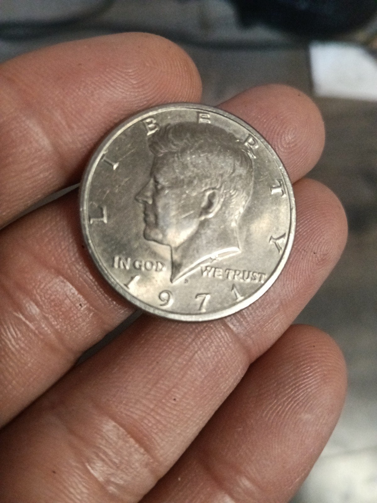 Kennedy Half Dollar 1971 - Amerikaanse Munt, Ophalen of Verzenden, Noord-Amerika, Losse munt