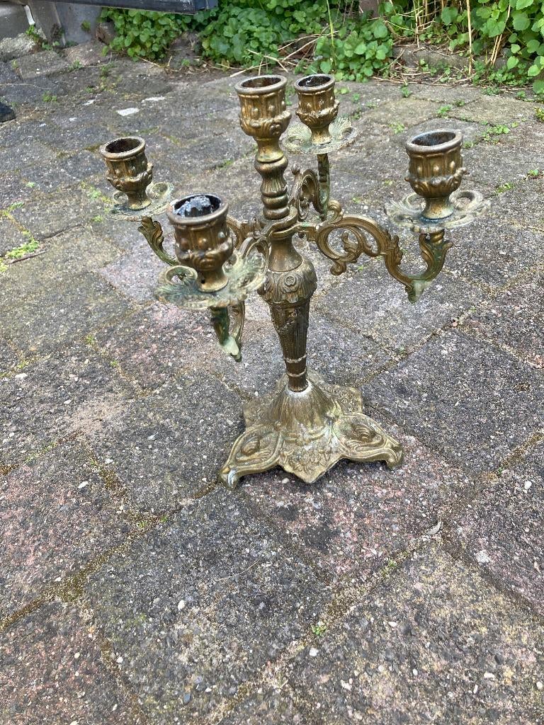 3x kaarsenhouder, Huis en Inrichting, Ophalen of Verzenden, Metaal, Minder dan 25 cm