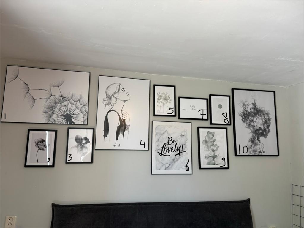 10 leuke posters, Ophalen, Zo goed als nieuw, Hout