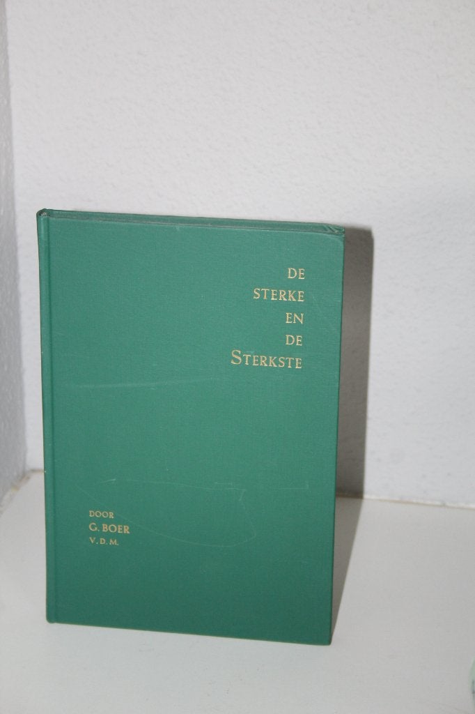 Ds G. Boer - De sterke en de Sterkste, Bijbellezingen Simson, Ophalen of Verzenden, Gelezen, Christendom | Protestants