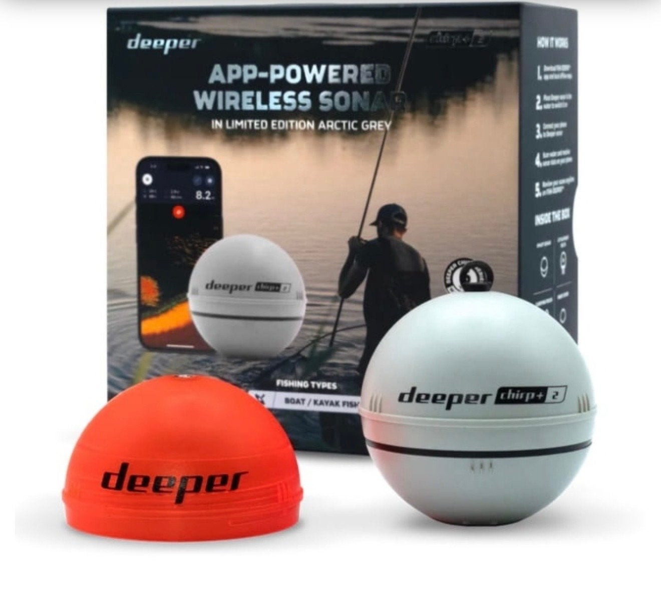 Deeper Limited Editie App-Powered Wireless Sonar Nieuw, Ophalen, Nieuw, Overige typen