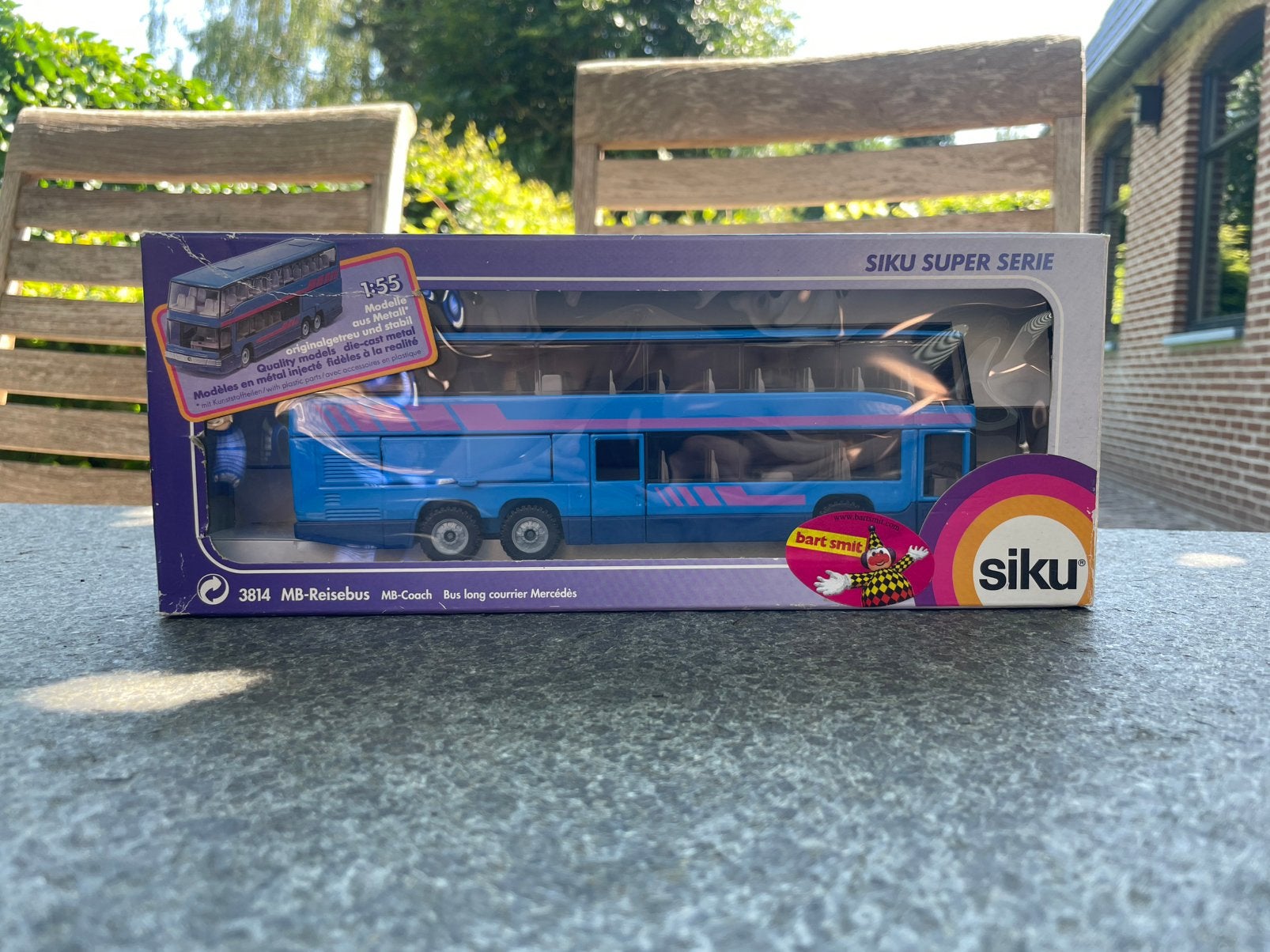 Siku 3814 - Mercedes O404 dubbeldekker bus, Hobby en Vrije tijd, Modelauto's | 1:50, Ophalen of Verzenden, Nieuw, Bus of Vrachtwagen