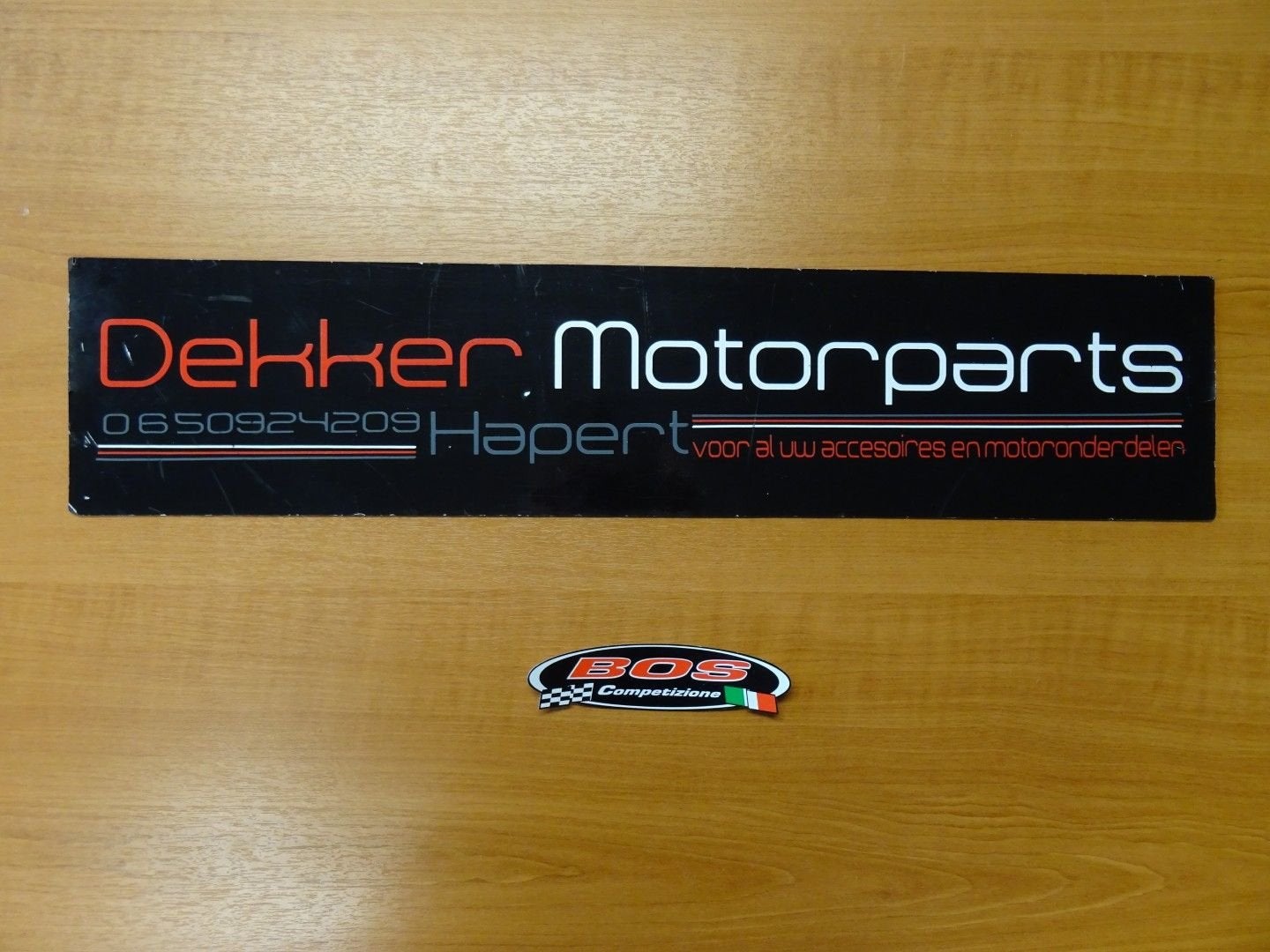 Bos Exhausts Uitlaat / Demper Sticker # Bos Competizione #, Ophalen of Verzenden, -, -, -