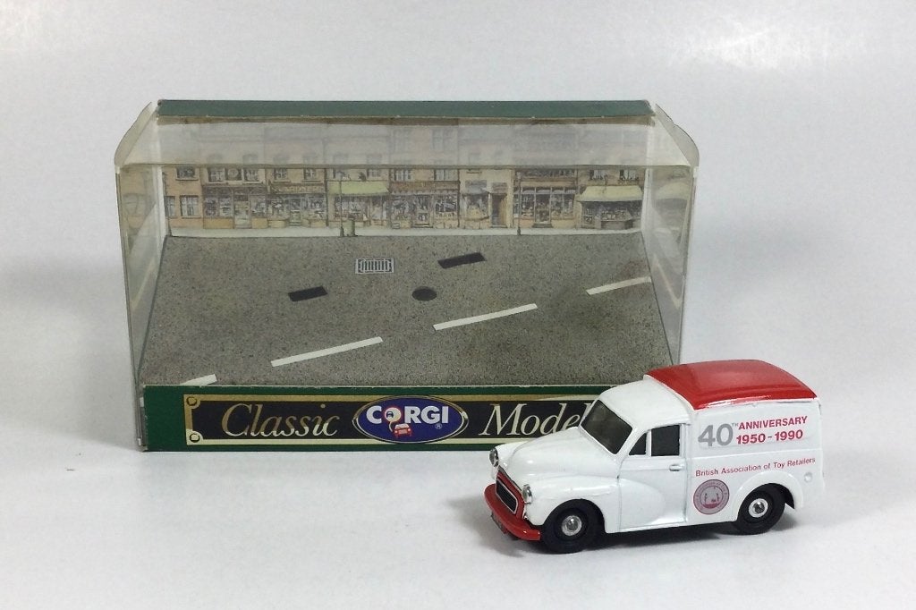Corgi Morris Minor Van 1:43 BATR Zeldzame Promotional NIEUW, Ophalen of Verzenden, Nieuw, Auto, Corgi