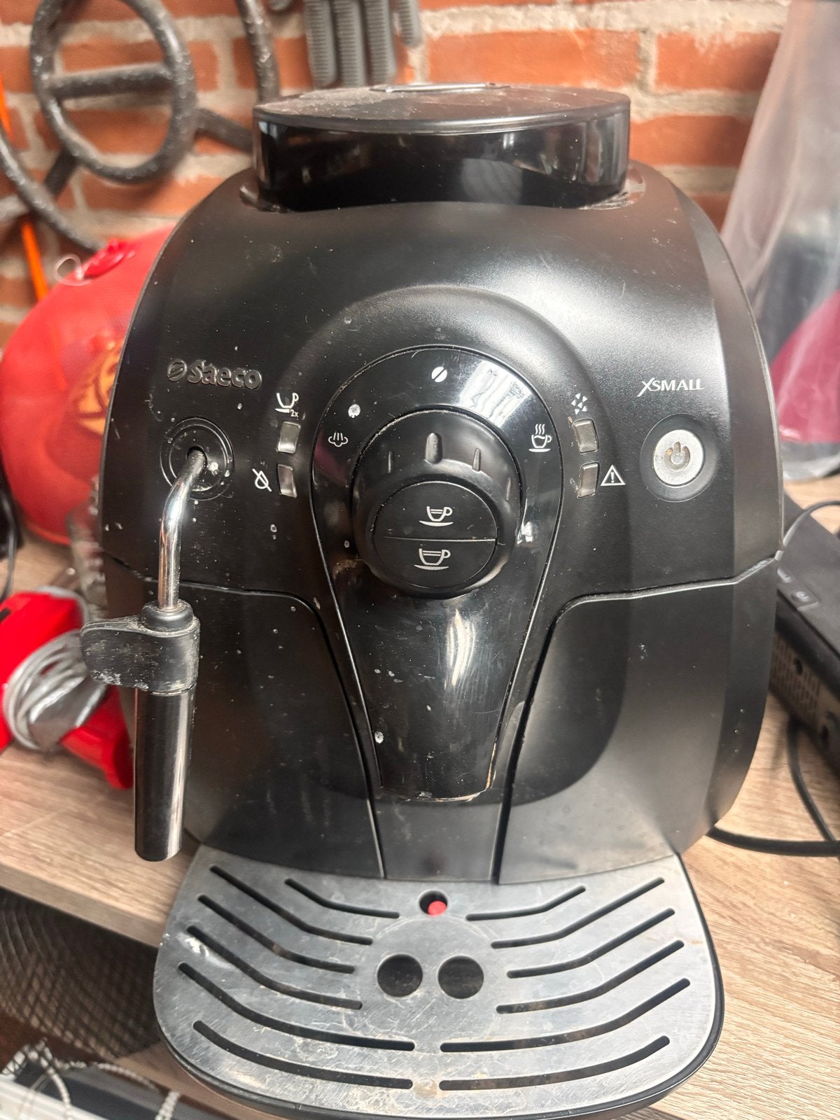 Saeco Xsmall Espresso Apparaat - Zwart, Gebruikt, Espresso apparaat, Koffiebonen, 1 kopje