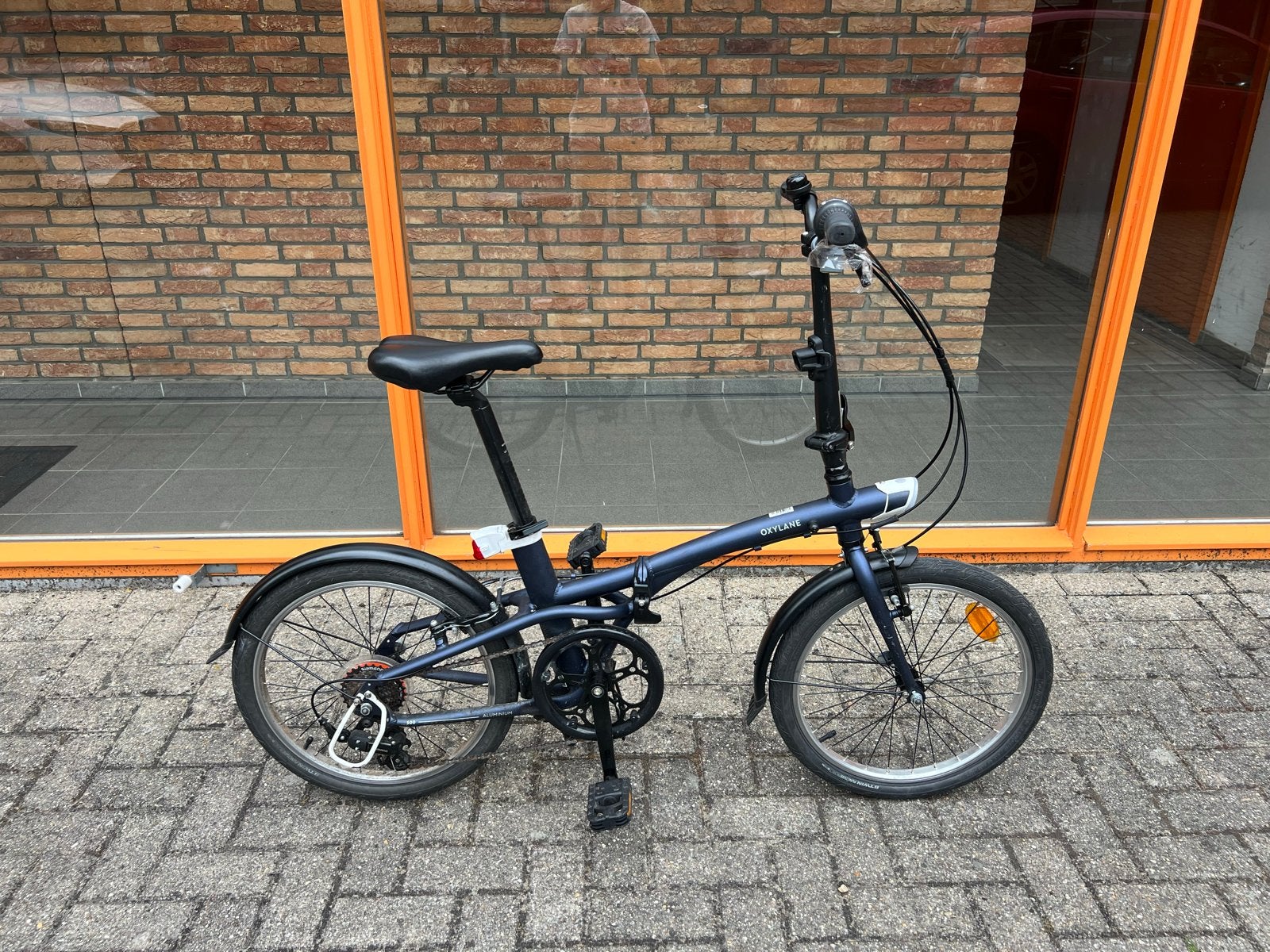 Opvouwbare fiets Oxylane Fold 500, Fietsen en Brommers, 20 inch of meer, Gebruikt, Versnellingen, Totaal opvouwbaar